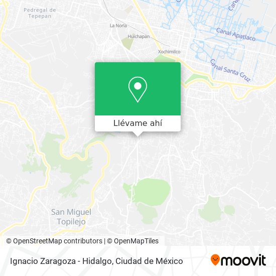 Mapa de Ignacio Zaragoza - Hidalgo