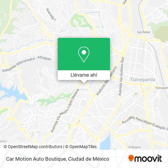 Mapa de Car Motion Auto Boutique