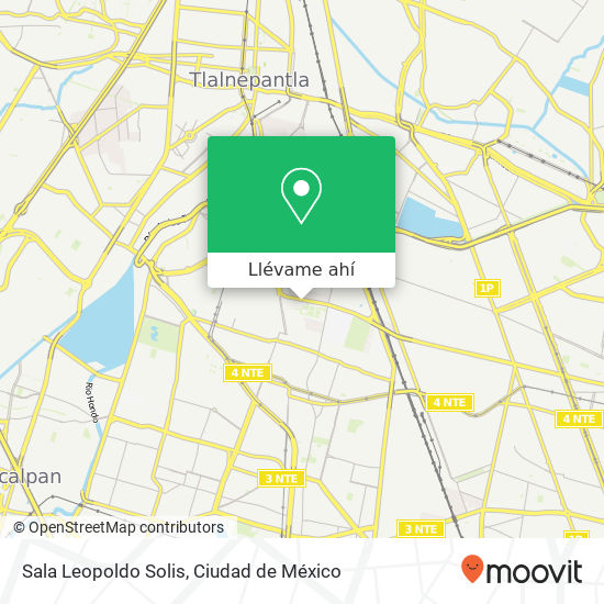 Mapa de Sala Leopoldo Solis