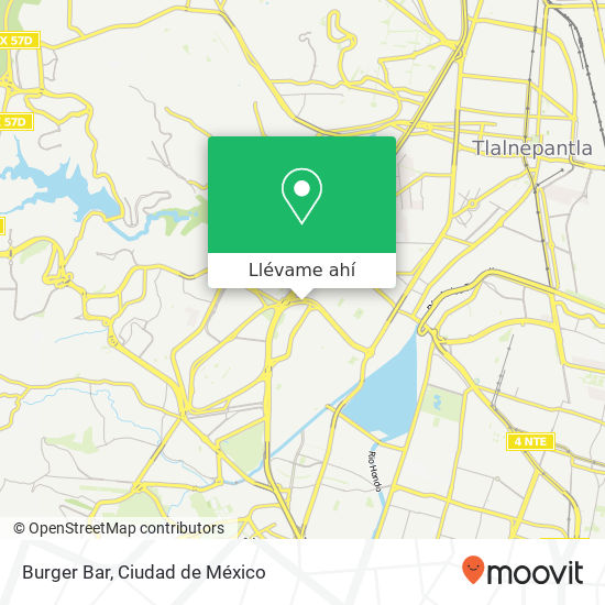 Mapa de Burger Bar