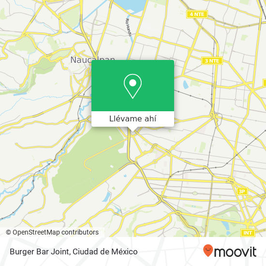 Mapa de Burger Bar Joint