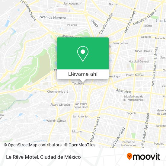 Mapa de Le Rêve Motel