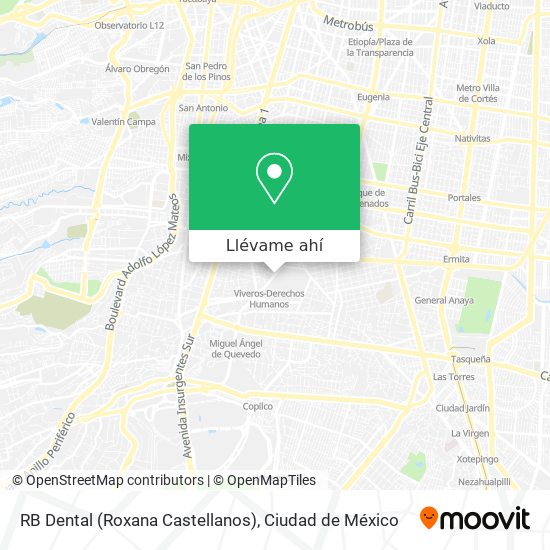 Mapa de RB Dental (Roxana Castellanos)