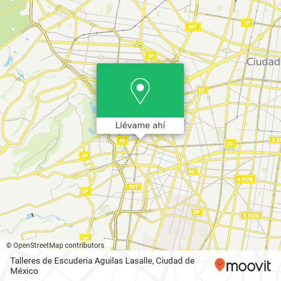 Mapa de Talleres de Escuderia Aguilas Lasalle