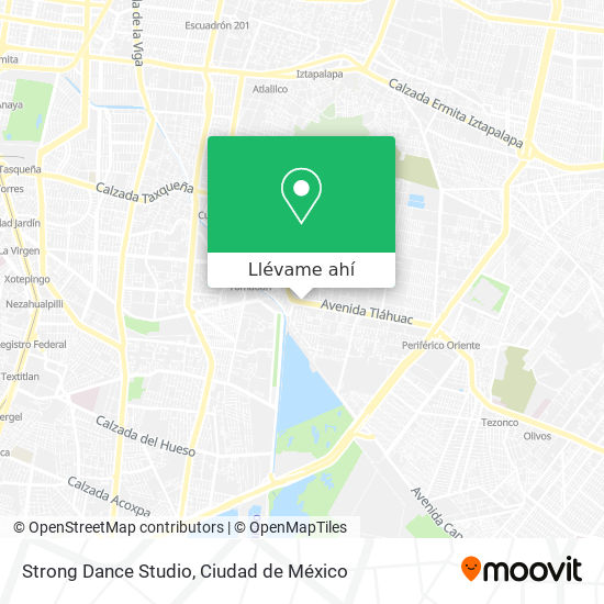 Mapa de Strong Dance Studio