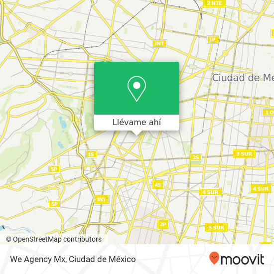 Mapa de We Agency Mx