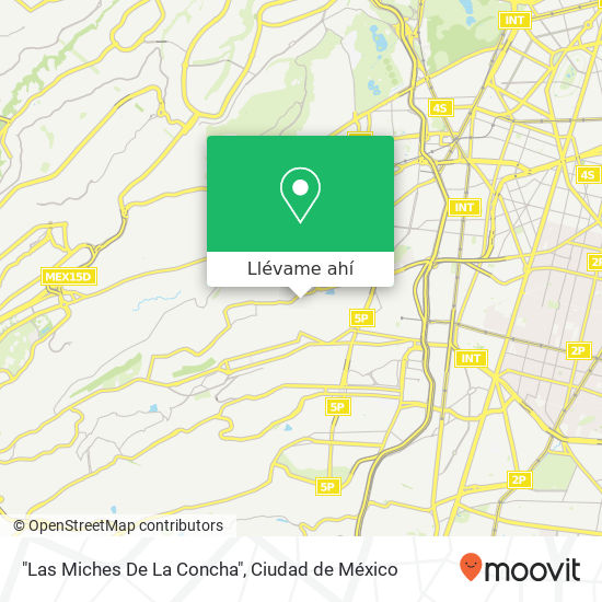 Mapa de "Las Miches De La Concha"