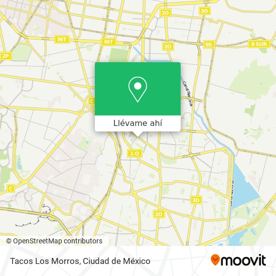 Mapa de Tacos Los Morros