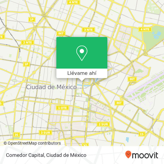 Mapa de Comedor Capital
