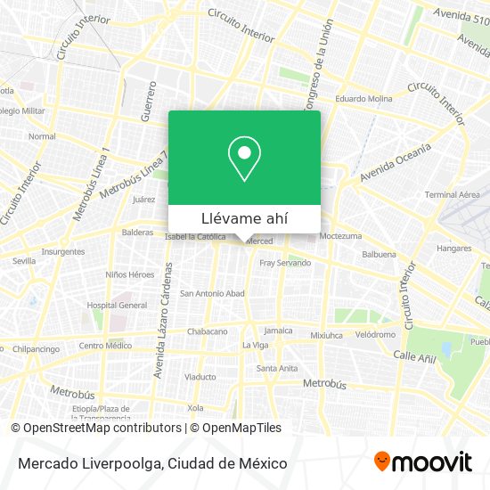 Mapa de Mercado Liverpoolga