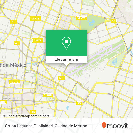 Mapa de Grupo Lagunas Publicidad