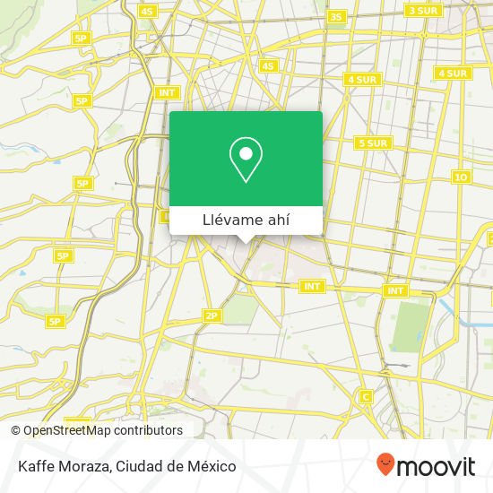 Mapa de Kaffe Moraza