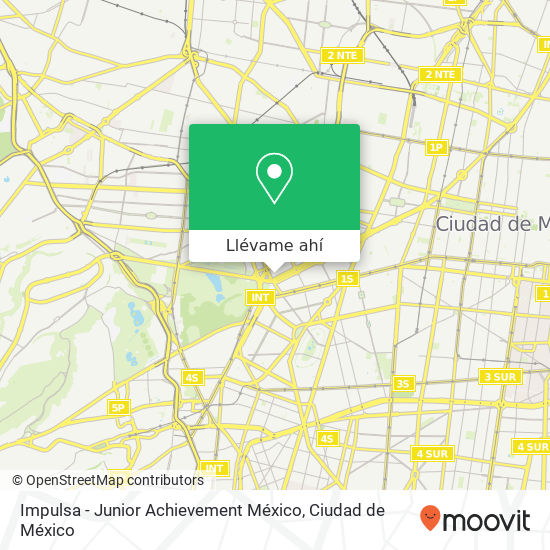 Mapa de Impulsa - Junior Achievement México