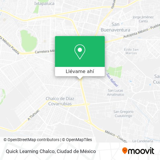 Mapa de Quick Learning Chalco