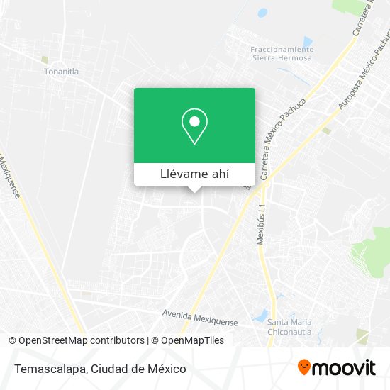 Cómo llegar a Temascalapa en Zumpango en Autobús?