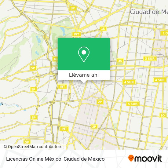 Mapa de Licencias Online México