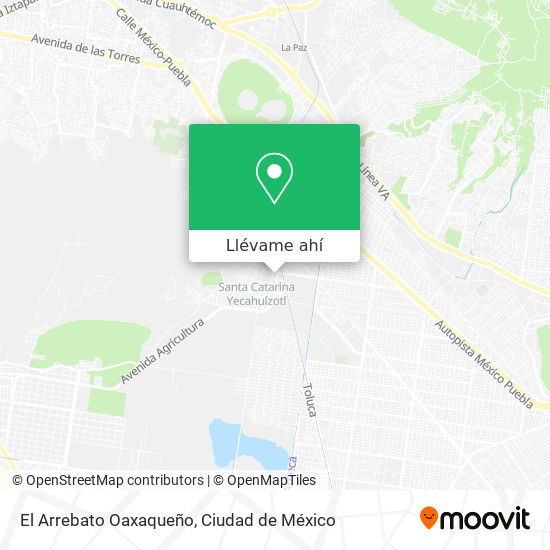 Mapa de El Arrebato Oaxaqueño