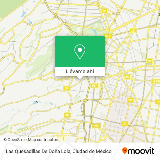 Mapa de Las Quesadillas De Doña Lola
