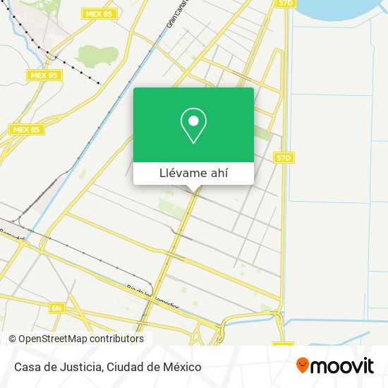 Mapa de Casa de Justicia