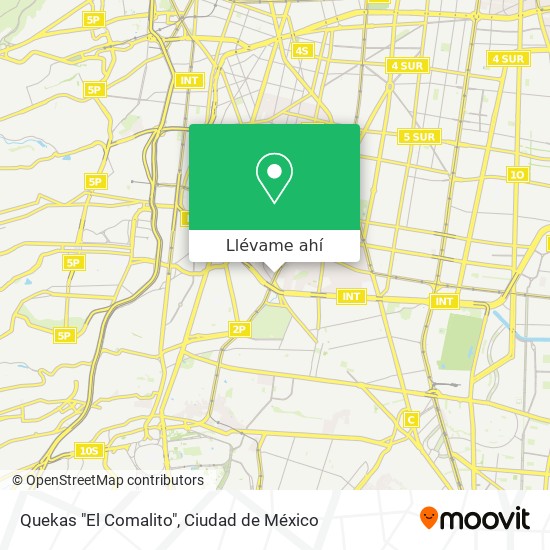 Mapa de Quekas "El Comalito"