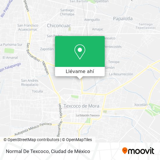 Mapa de Normal De Texcoco