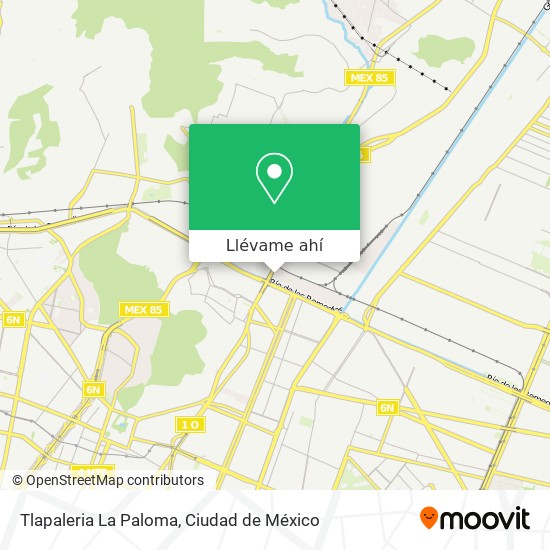Mapa de Tlapaleria La Paloma