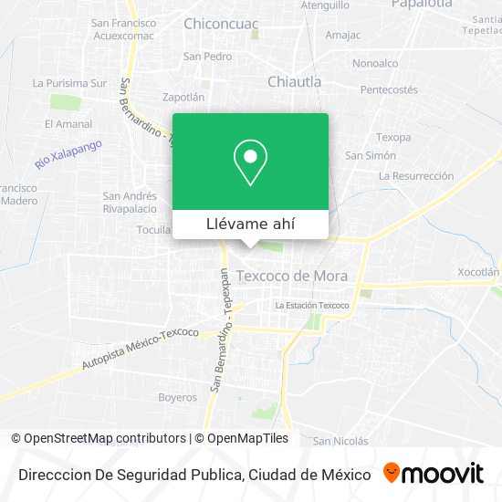 Mapa de Direcccion De Seguridad Publica