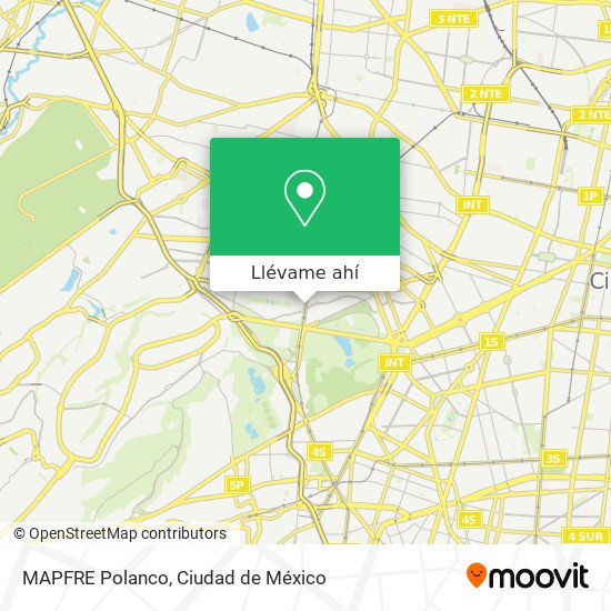 Mapa de MAPFRE Polanco