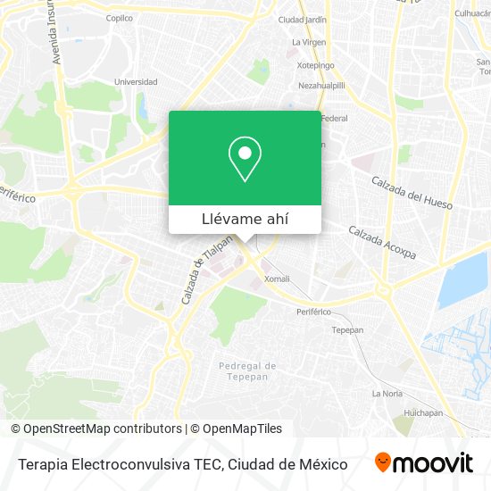 Mapa de Terapia Electroconvulsiva TEC