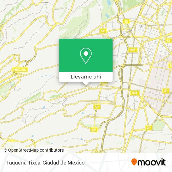 Mapa de Taquería Tixca