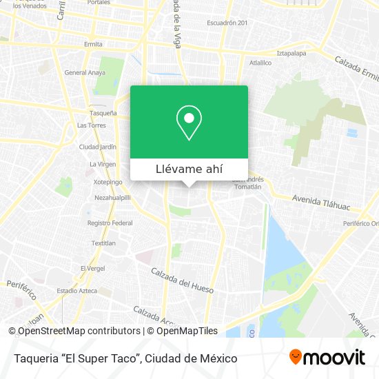 Mapa de Taqueria “El Super Taco”