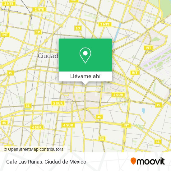Mapa de Cafe Las Ranas