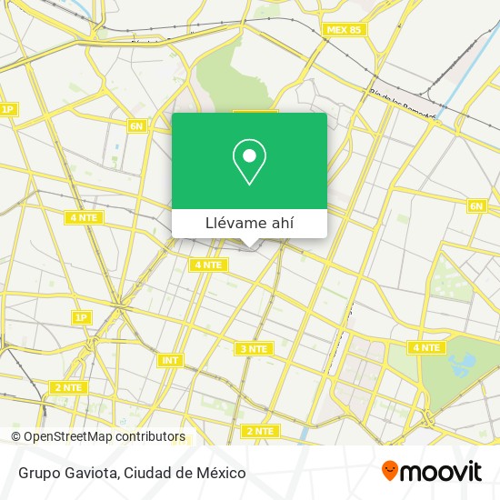Mapa de Grupo Gaviota