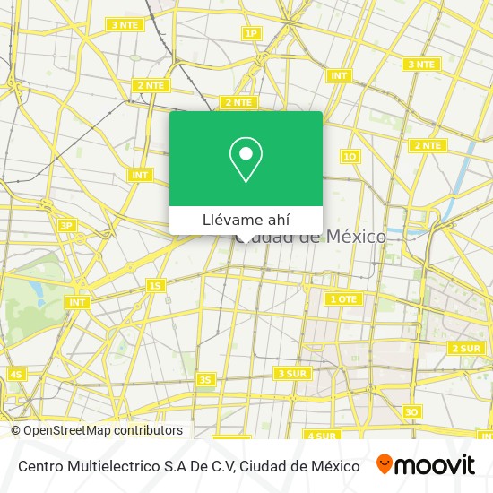 Mapa de Centro Multielectrico S.A De C.V