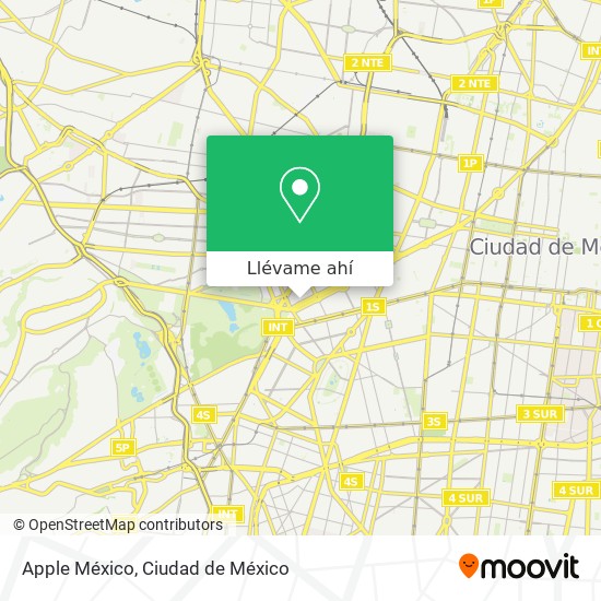 Mapa de Apple México