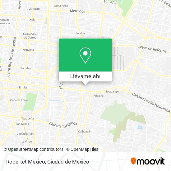 Mapa de Robertet México