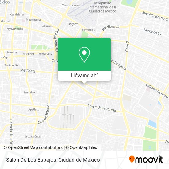 Mapa de Salon De Los Espejos