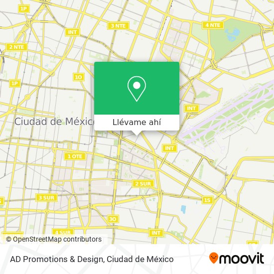 Mapa de AD Promotions & Design