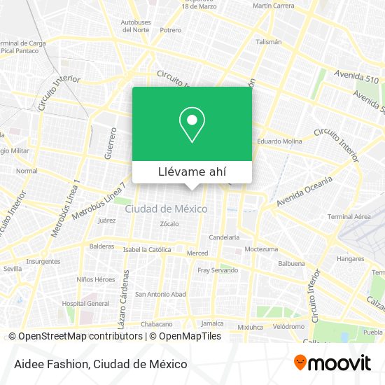 Mapa de Aidee Fashion