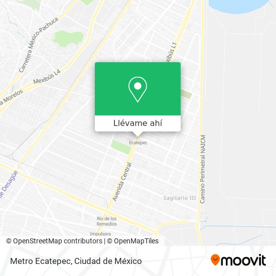 Mapa de Metro Ecatepec