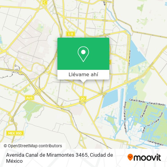 Mapa de Avenida Canal de Miramontes 3465