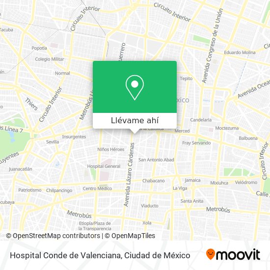 Top 25+ imagen como llegar al hospital conde de valenciana en metro