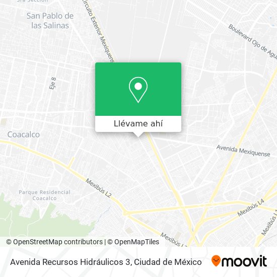 Mapa de Avenida Recursos Hidráulicos 3