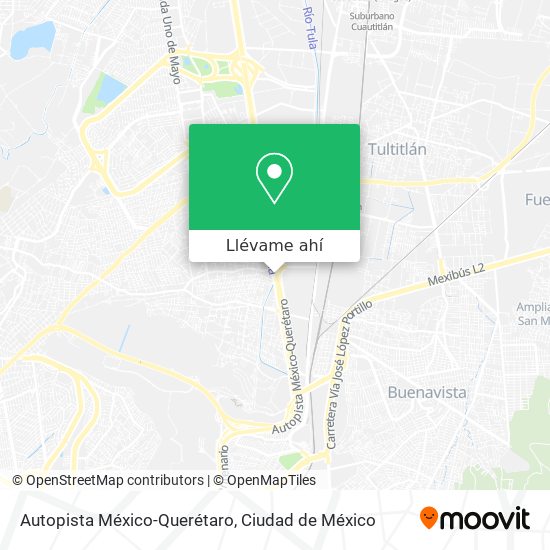 Mapa de Autopista México-Querétaro