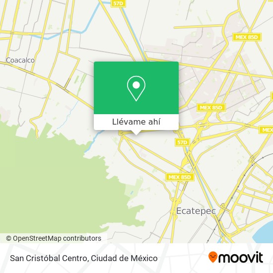 Mapa de San Cristóbal Centro