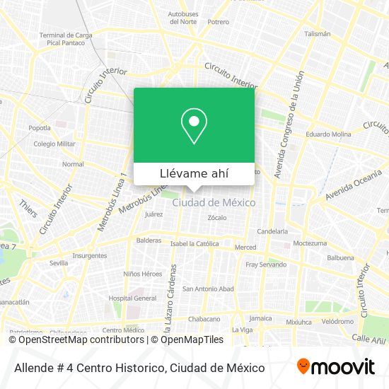 Mapa de Allende # 4 Centro Historico
