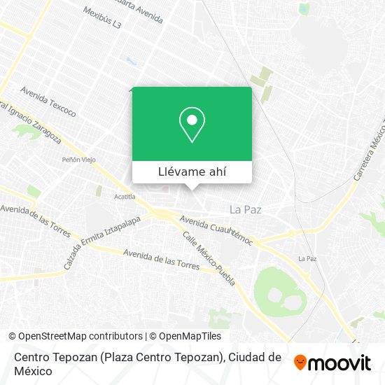 Mapa de Centro Tepozan (Plaza Centro Tepozan)