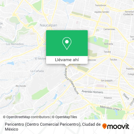 Mapa de Pericentro (Centro Comercial Pericentro)