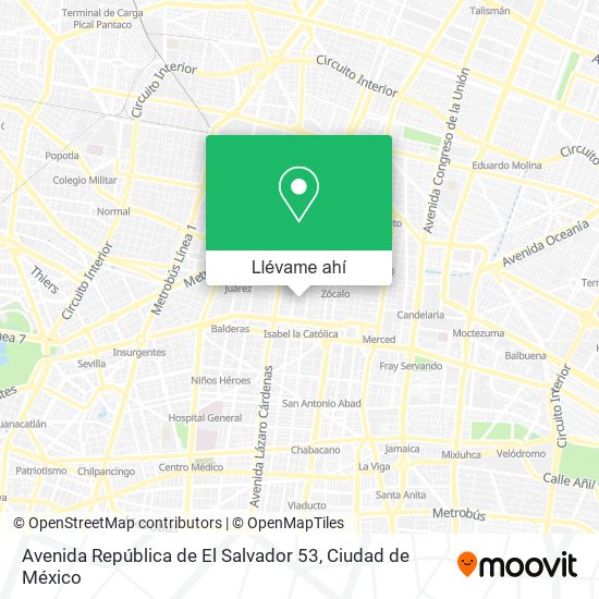 Mapa de Avenida República de El Salvador 53