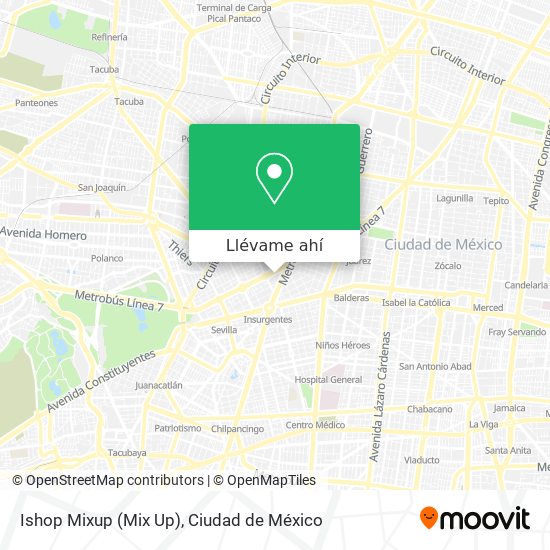 Mapa de Ishop Mixup (Mix Up)